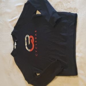 TAVI NOIR. CYCLEBAR BRANDED. Black Crew Neck Sweatshirt. Size Medium.